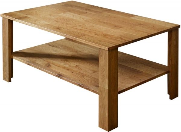 Стол журнальный дубовый 1100x700x550мм 