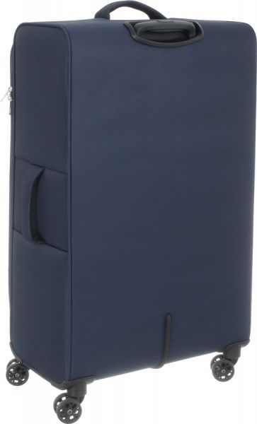 Валіза UP! (Underprice) N1118 синій із принтом 70x43,5x23/26+5 см 