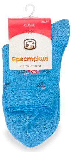 Шкарпетки жіночі БЧК CLASSIC 013 р. 23 блакитний 