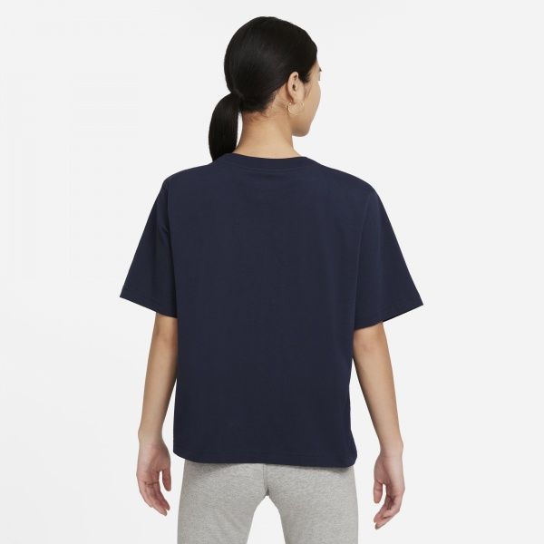 Футболка Nike W NSW TEE BOXY NATURE DD1456-451 р. XS темно-сірий