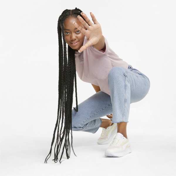 Футболка Puma Power Tape Cropped Tee 84711616 р.M розовый