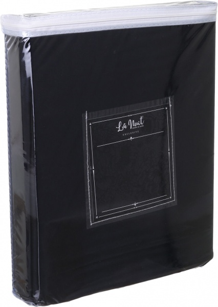 Комплект постільної білизни Stone Wash євро чорний La Nuit 