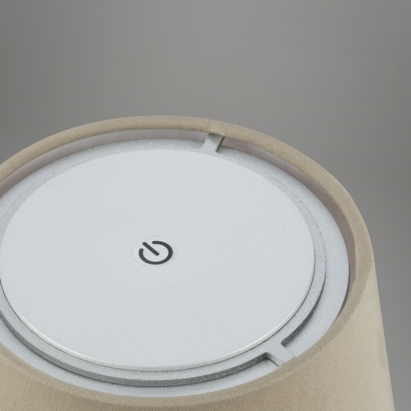 Настольная лампа декоративная Briloner Compa 7447 1x3 Вт серый с коричневым 