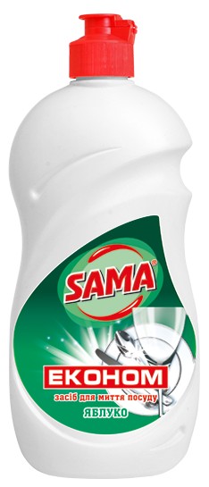 Средство для ручного мытья посуды SAMA Яблоко 0,5 кг