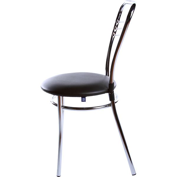 Стул обеденный Nowy Styl ARGENTO CHROME BOX-2 V-4 хром/черный