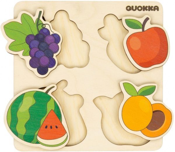 Пазл-вкладиш Quokka 4 Фрукти 6333905