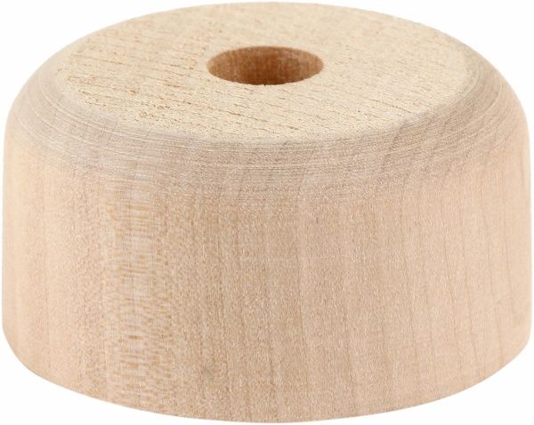 Мебельная ножка №1 d56x30 мм без лаку 