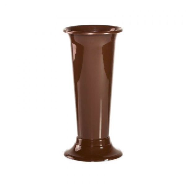 Ваза для квітів середня 35x15 см темно-коричнева MN PLASTIKA
