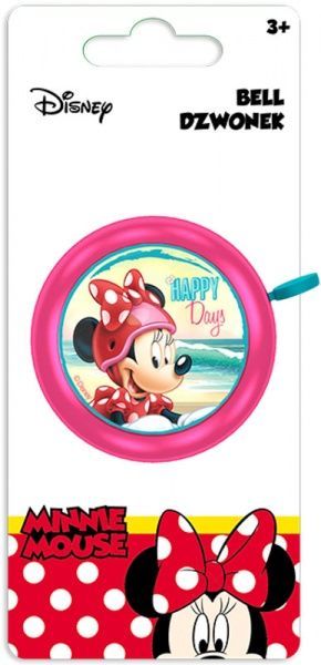 Дзвінок велосипедний 7 Polska Мінні Маус рожевий 9103 