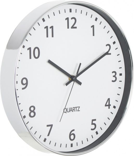 Часы настенные Spot 30.5 см белый