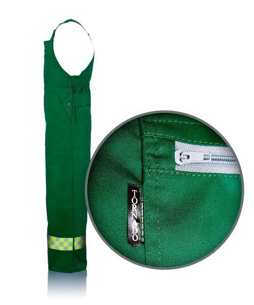 Полукомбинезон рабочий Торнадо Сервис 2 с/о. р. 48-50 рост 3-4 01051-01н-48-3 зеленый