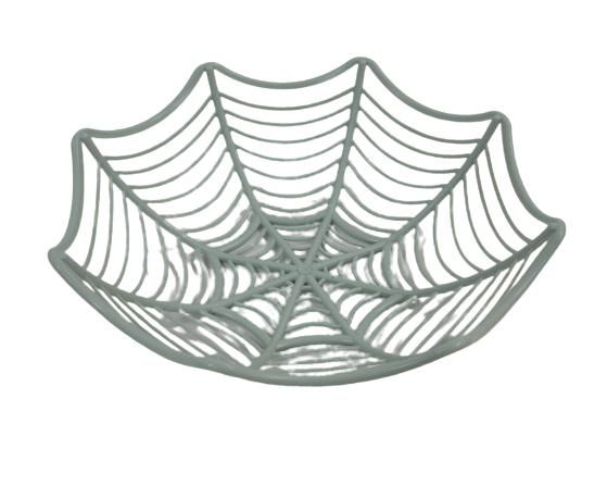 Фруктовниця Павутинка 28x7,5 см біла Plastic's Craft 