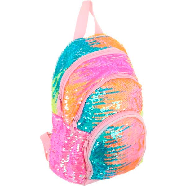 Рюкзак молодежный с пайетками 23x32x13 см