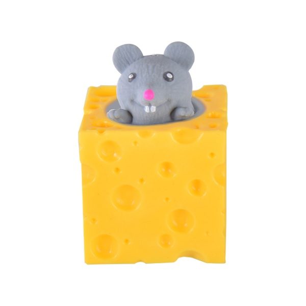 Іграшка-антистрес Мишка в сирі (3 кольори в асортименті) AN5081