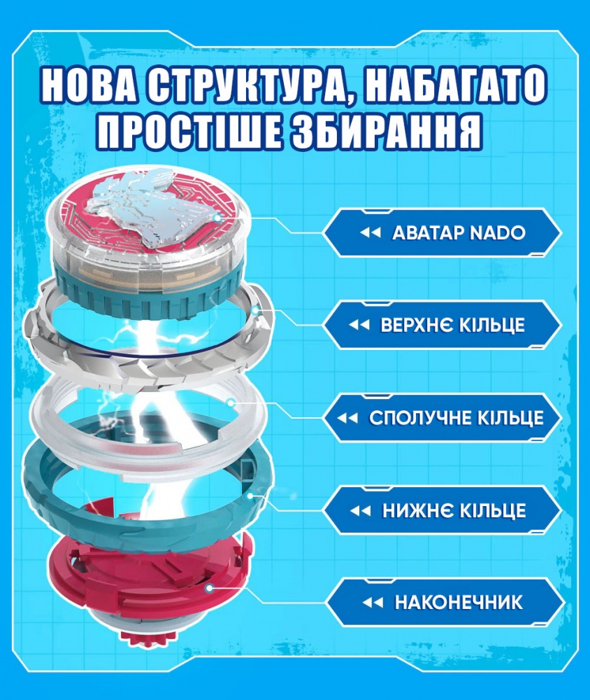 Игровой набор Infinity Nado VI серия Standard Pack Gold Warrior Золотой Воин Феникс EU654123