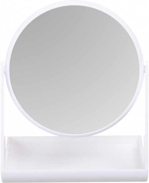 Дзеркало косметичне кругле ST 16x23,5 cм біле