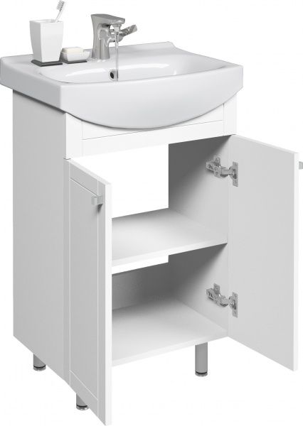 Тумба напольная Грейд-Плюс Вудмикс 55 под умывальник Cersania 55