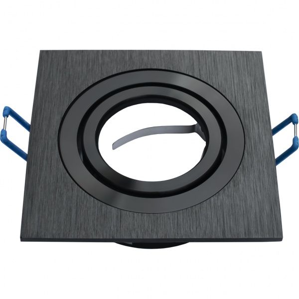 Светильник точечный Hopfen 50 Вт GU5.3 черный ALUM 1702 BK 