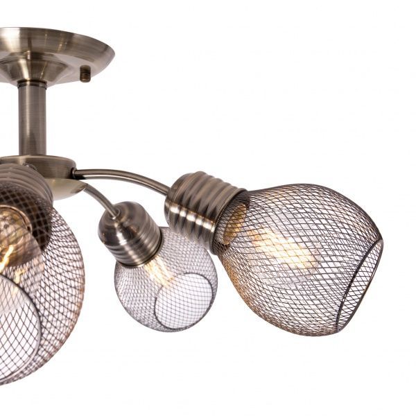 Люстра потолочная Altalusse INL-6143C-05 5x40 Вт E27 античная бронза 