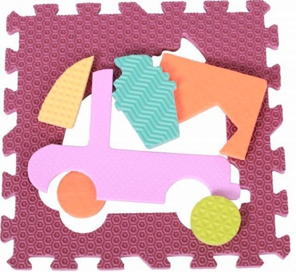 Коврик-пазл Baby Great Быстрый транспорт GB-M129V2Е