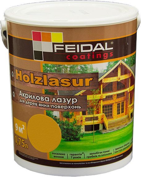  Feidal Holzlasur орегон шовковистий глянець 0,75 л