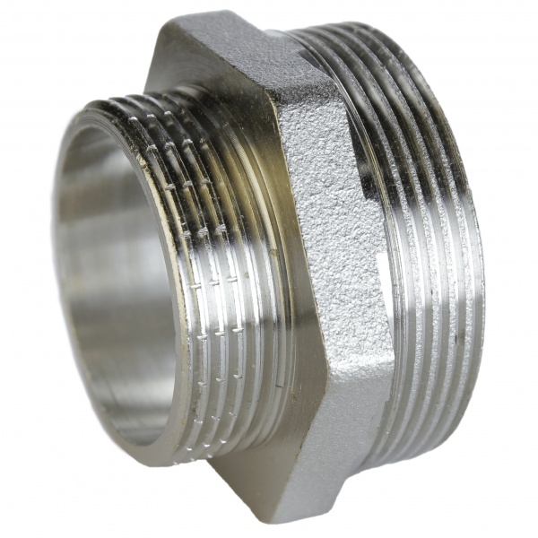 Ниппель переходной НН VA 1 х 3/4 никелированный