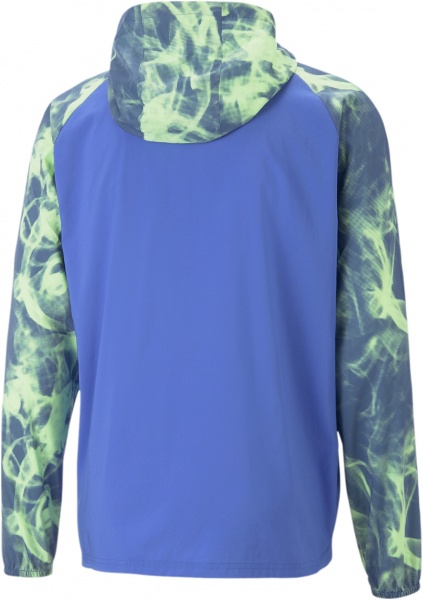Вітрівка Puma RUN FAVORITE AOP WOVEN JACKET 52338992 р.M блакитний