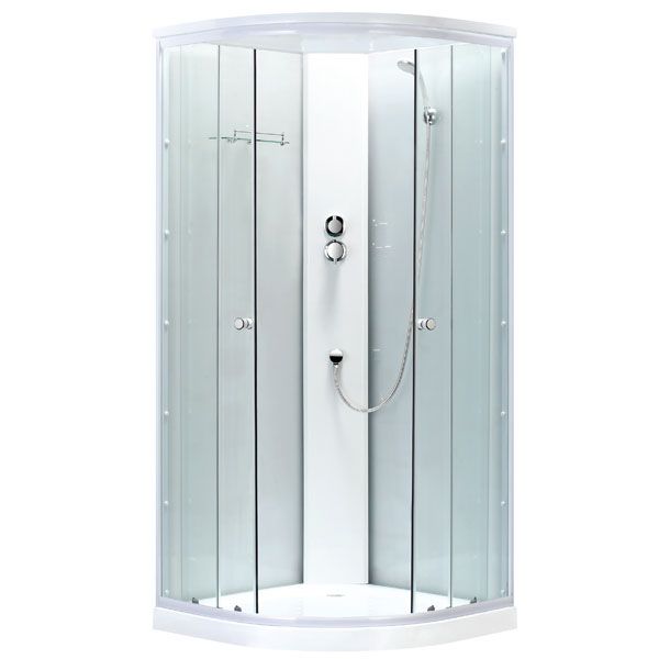 Душовий бокс UP! (Underprice) WKA 185 900*900*2150 стекло матовое, профиль белый