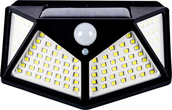 Світильник на сонячній батареї Expert IP44 чорний із білим ELLP-3050E 