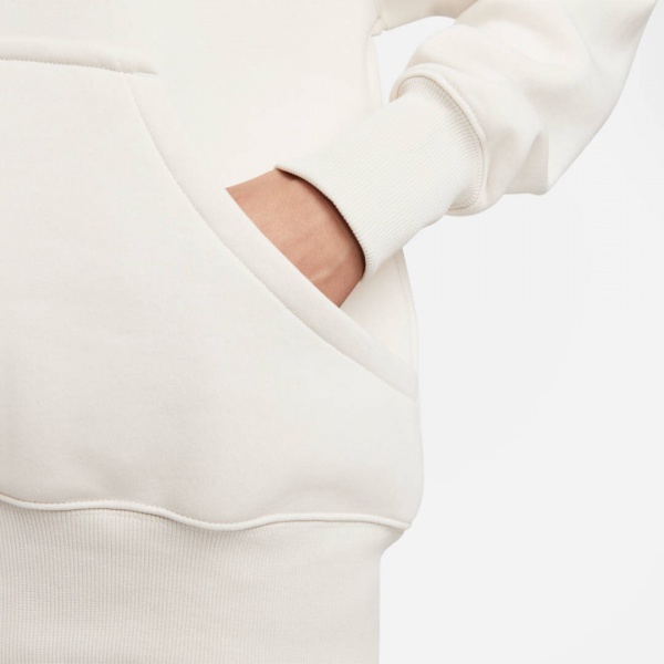 Джемпер Nike W NSW PHNX FLC OS PO HOODIE DQ5860-104 р.S сірий