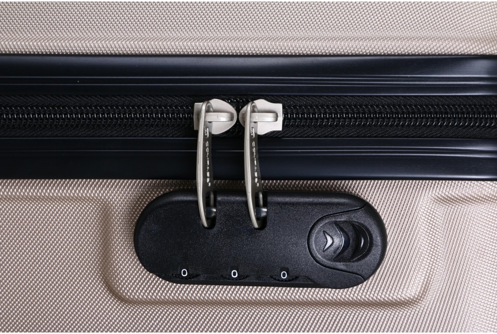 Чемодан Compass №LS080609 L 101 л капучино 70x50x29 см