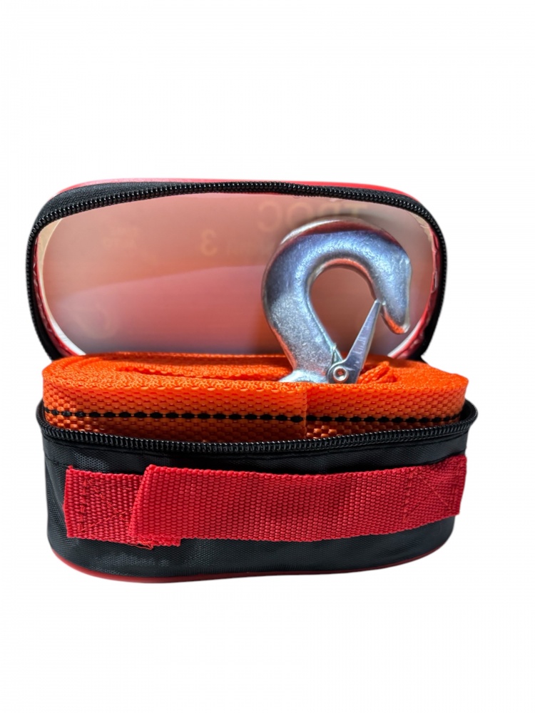 Трос буксировочный TIMEAUTO 4 м 3 т оранжевый