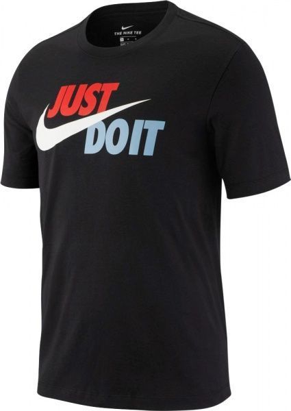 Футболка Nike M NSW TEE JUST DO IT SWOOSH AR5006-010 M чорний
