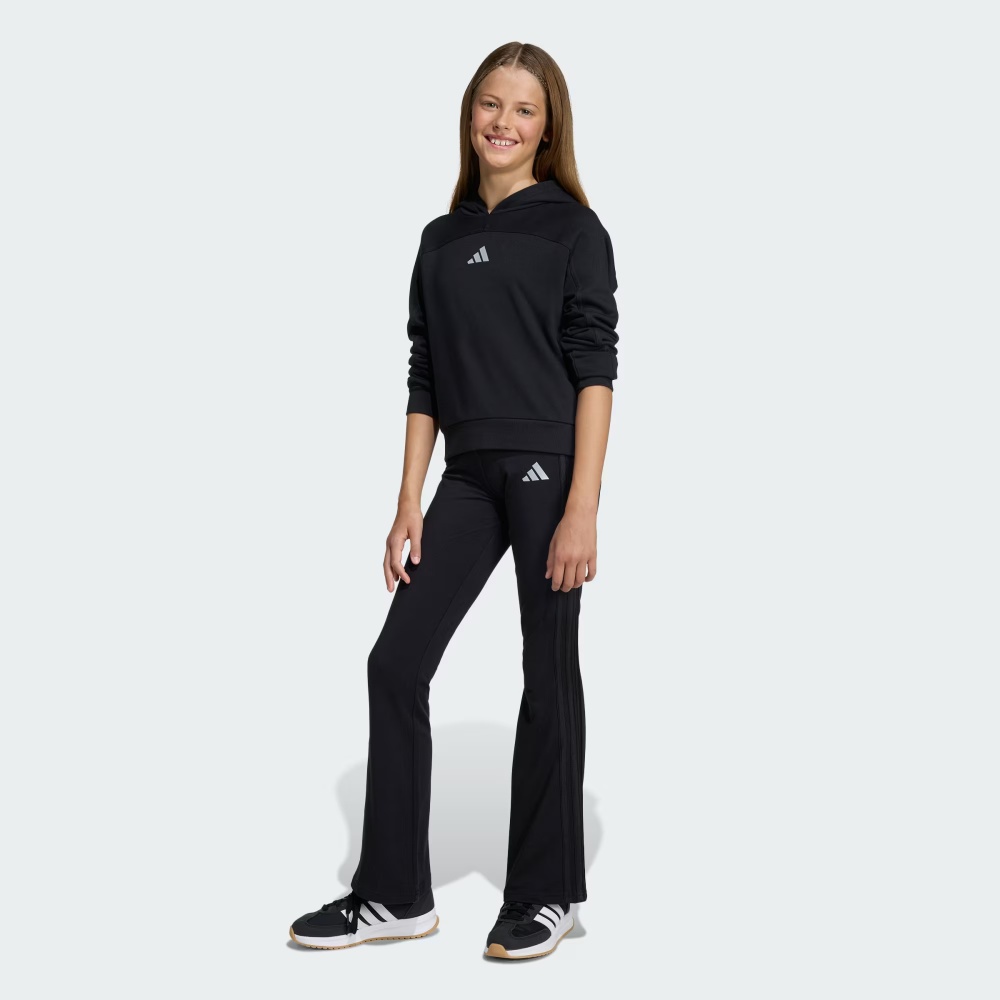 Джемпер Adidas JG GLAM SWT BLACK/SILVMT KB7047 р.140 чорний