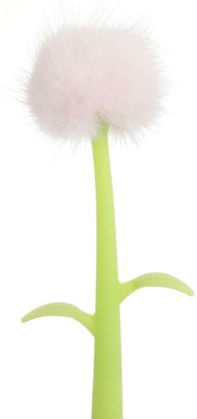 Ручка гелевая Одуванчик розовый 