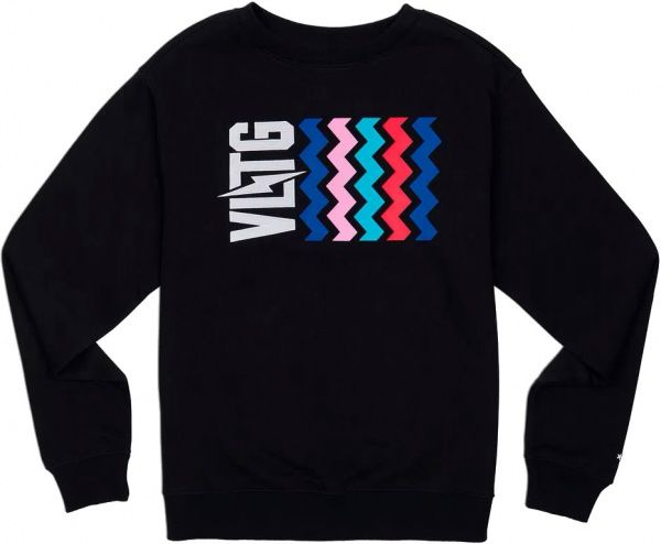 Свитшот Converse Voltage Crew 10018394-001 р. L черный