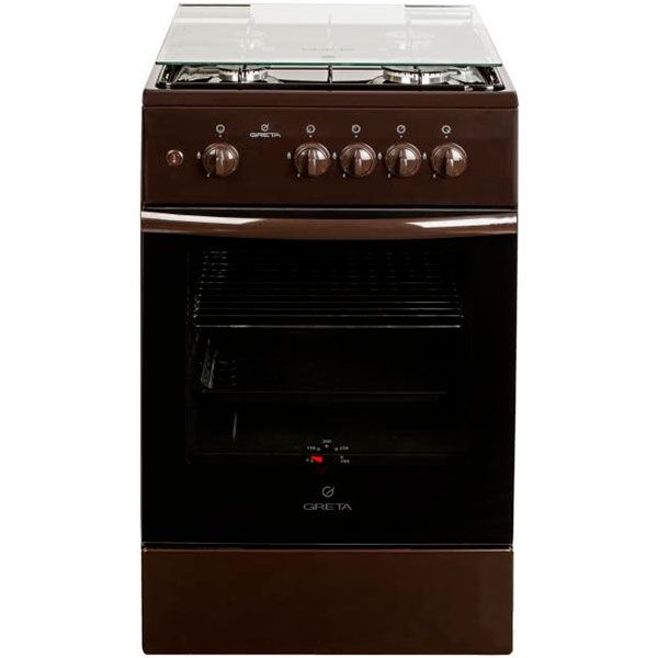 Плита газовая Greta GG 5772 MG 33 (B) (1470-00-07АА коричневая)