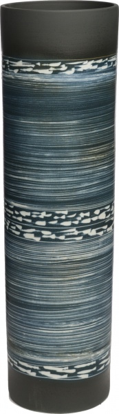 Ваза керамическая синий крафт цилиндр 49 см 07695414P04097 Bernardo