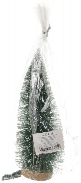 Елка декоративная настольная зеленая 9x25 см