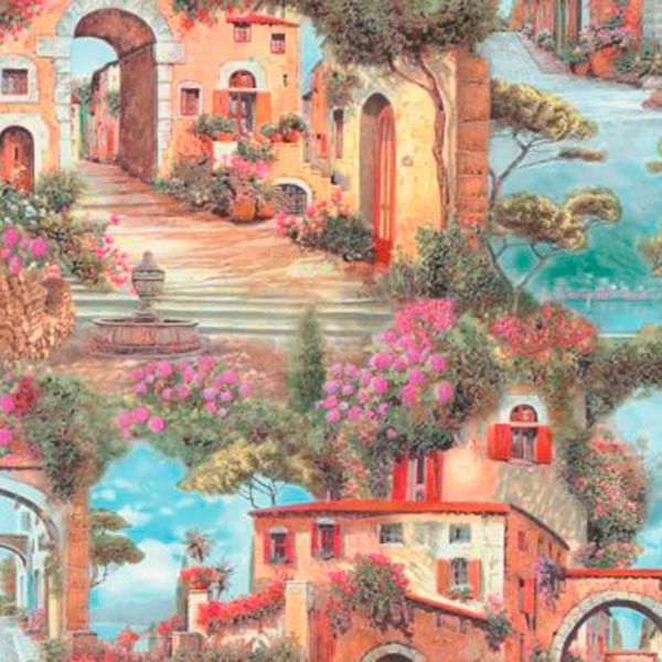 Шпалери Слов'янські шпалери Expromt Дворик 5582-03 