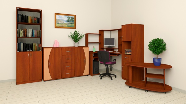 Шкаф Компанит КШ-6 яблоня 