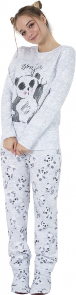 Пижама женская Roksana №1021/30071 р. XXL серо-голубой 