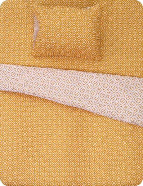 Комплект постельного белья Evron полуторный коричневый Today (без простыни)