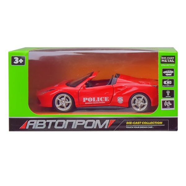Поліцейська машина Автопром в асортименті 1:32 A3247
