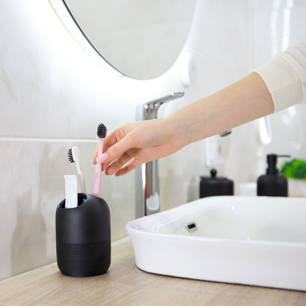 Подставка для зубных щеток MVM Boston BA-03 Black
