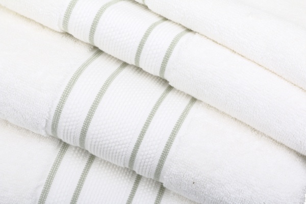 Полотенце Villa 100x150 см белый с зеленым Sous Dias 