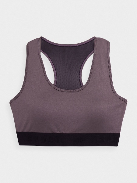 Бра 4F SPORT BRA F077 4FAW23USBAF077-82S р.M коричневий