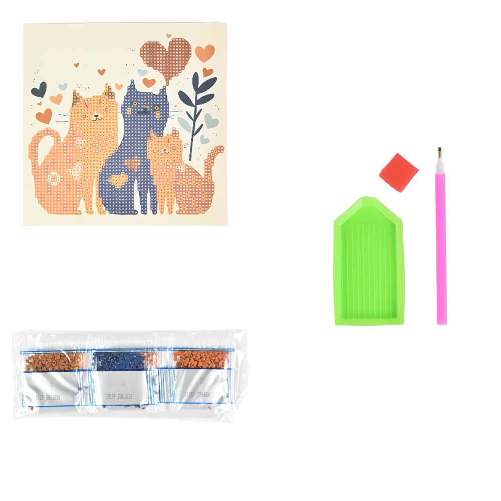 Алмазная мозаика 18х18 см в ассортименте Strateg