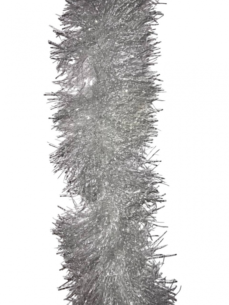 Дощик новорічний Long Dragon LD25-003 13 см 2 м білий