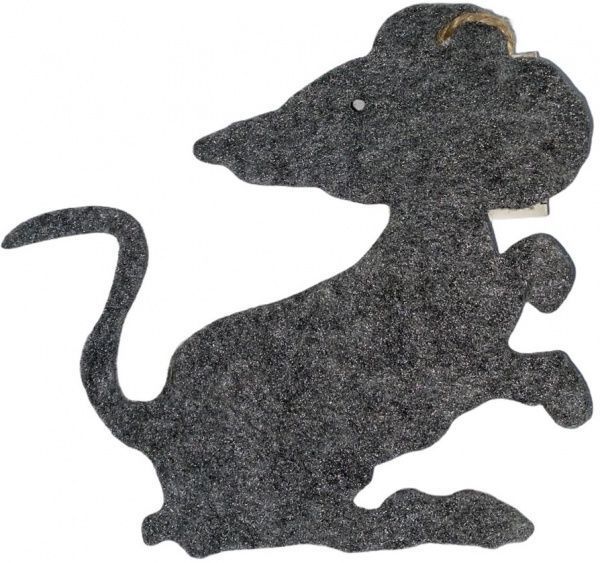 Декорація новорічна Миша (фетр) 